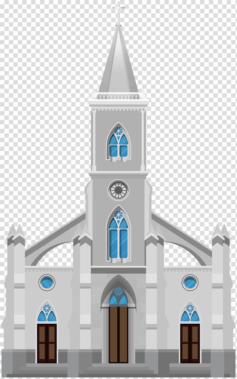 Middle Ages Chapel Facade Steeple Cathedral, cartoon church transparent background PNG clipart