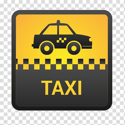 Taxi illustration Icon, TAXI yellow taxi transparent background PNG clipart