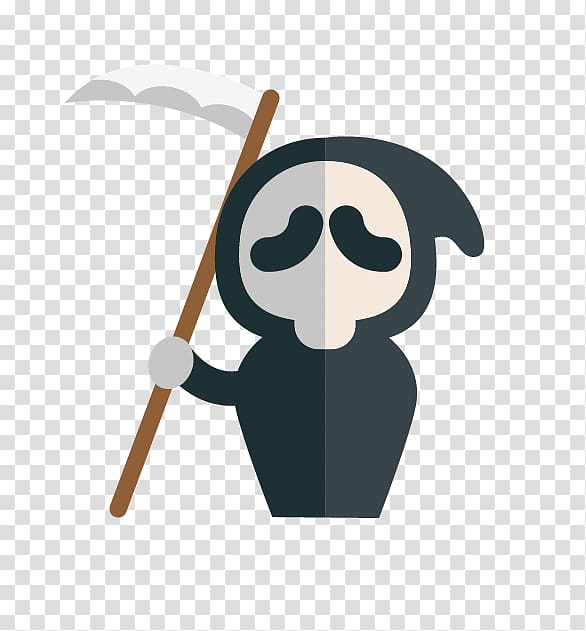 Ghostface Halloween Cartoon, grim Reaper transparent background PNG clipart