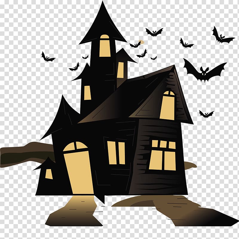 Halloween costume Trick-or-treating Party Wall decal, Halloween horror elements transparent background PNG clipart