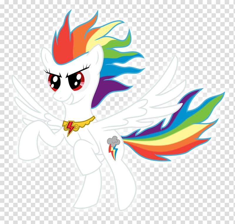 Rainbow Dash Rarity Pony White, pure transparent background PNG clipart