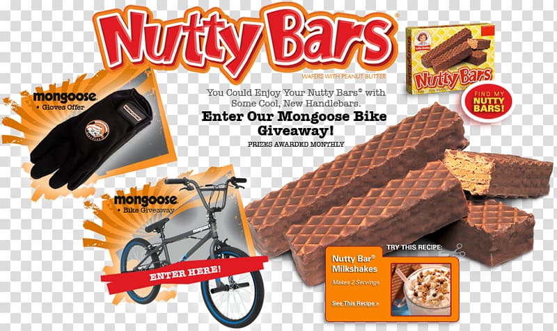 Nutty Bars Wafer Little Debbie McKee Foods, american spirit japan transparent background PNG clipart