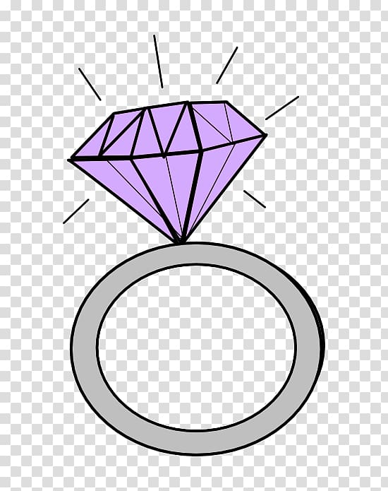pink gemstone ring illustration, Engagement ring Diamond , Cartoon diamond ring purple transparent background PNG clipart