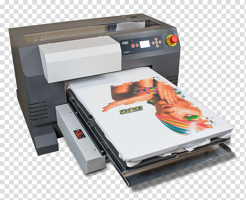 Inkjet printing Direct to garment printing Printer Screen printing, printer transparent background PNG clipart