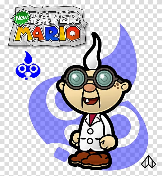 Paper Mario: Sticker Star Mario Bros. Profesor E. Gadd, mario bros transparent background PNG clipart