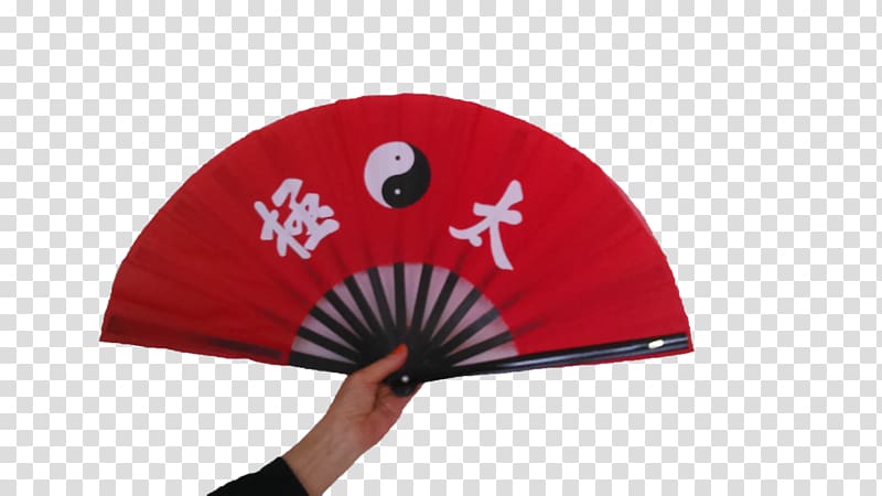 Eventail en bois Tai chi Hat Hand fan Qi, tai chi transparent background PNG clipart