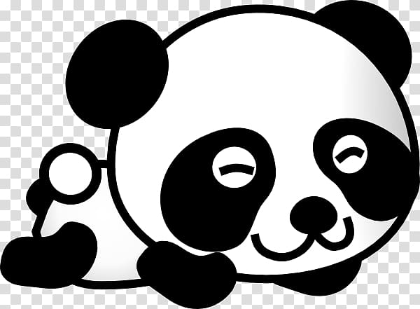 Panda sticker, Giant panda Bear Baby Pandas Drawing , Gambar Kartun Panda transparent background PNG clipart