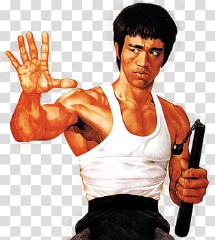 Bruce Lee transparent background PNG clipart