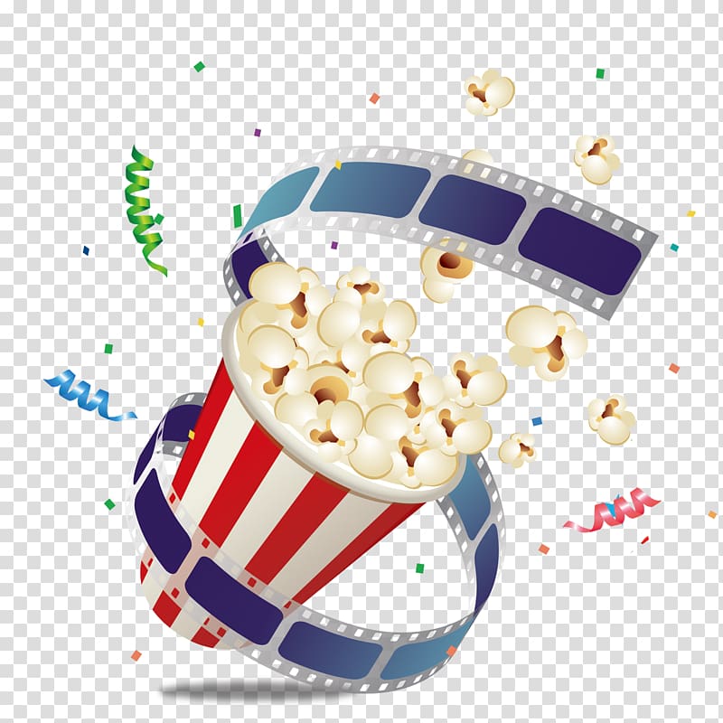 popcorn art, Popcorn graphic film Cartoon, Movie popcorn transparent background PNG clipart