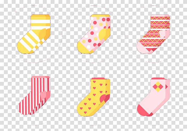 Icon, Trumpet pink baby socks transparent background PNG clipart