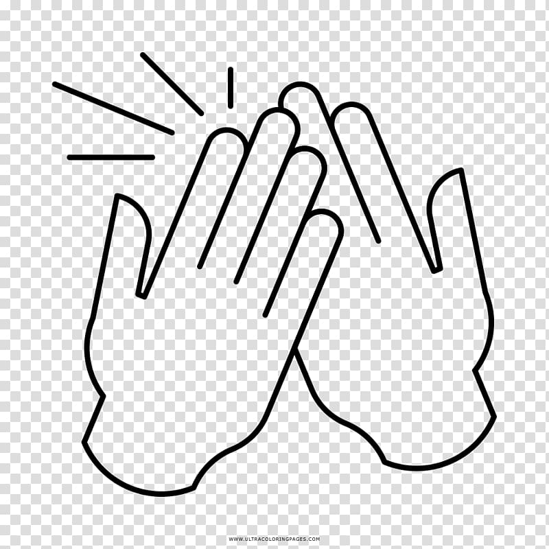 High five Thumb Drawing Applause, hi turn the court transparent background PNG clipart