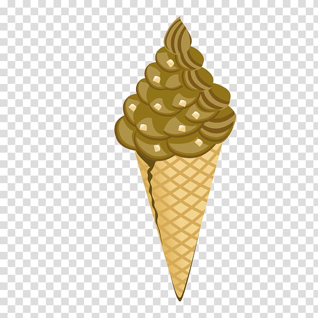 Ice cream cone Soft serve, ice cream transparent background PNG clipart