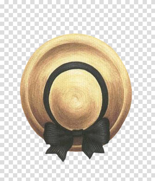 Bowler hat Sombrero Black, Black bow hat transparent background PNG clipart