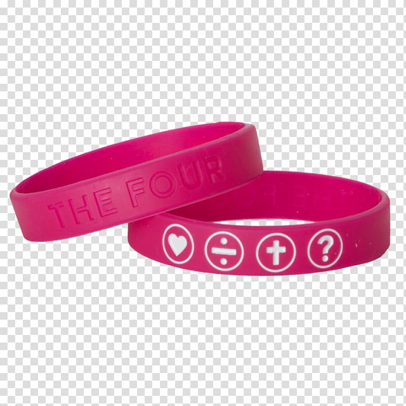 Wristband Pink Bracelet Violet White, Tord Larsson transparent background PNG clipart