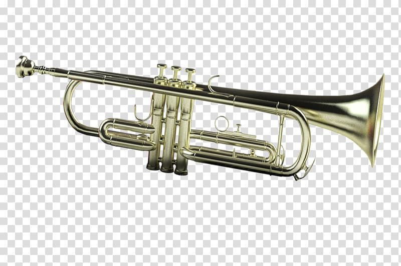 Trumpet Flugelhorn Mellophone Saxhorn Bugle, Play trumpet transparent background PNG clipart