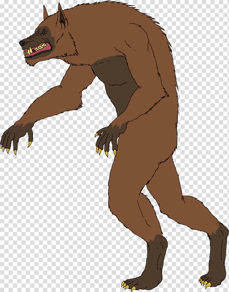 Werewolf transparent background PNG clipart