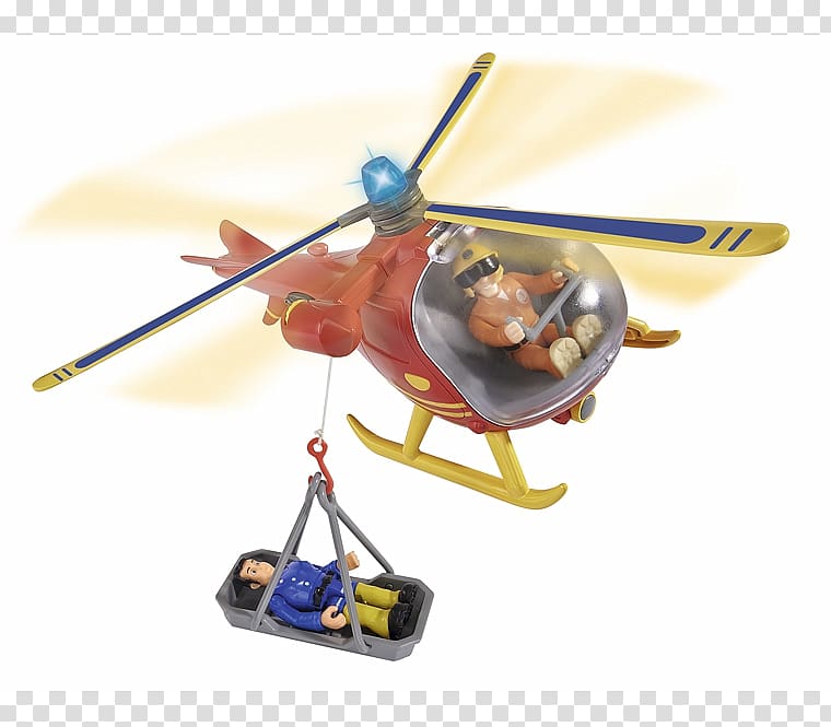 Helicopter rotor Firefighter Toy Mountain rescue, helicopter transparent background PNG clipart