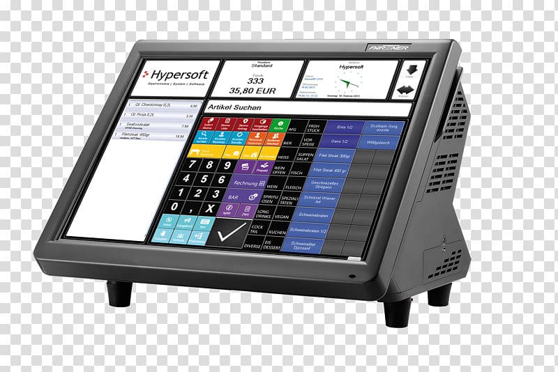 Point of sale Electronic visual display Display device Computer terminal Computer hardware, ALL IN ONE transparent background PNG clipart