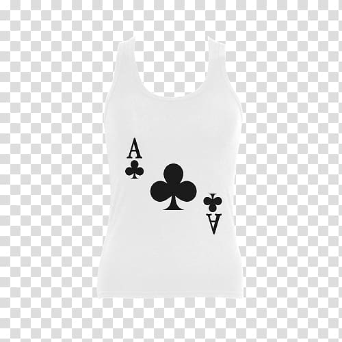 T-shirt Clothing Gilets Ace of spades Playing card, ace of clubs transparent background PNG clipart