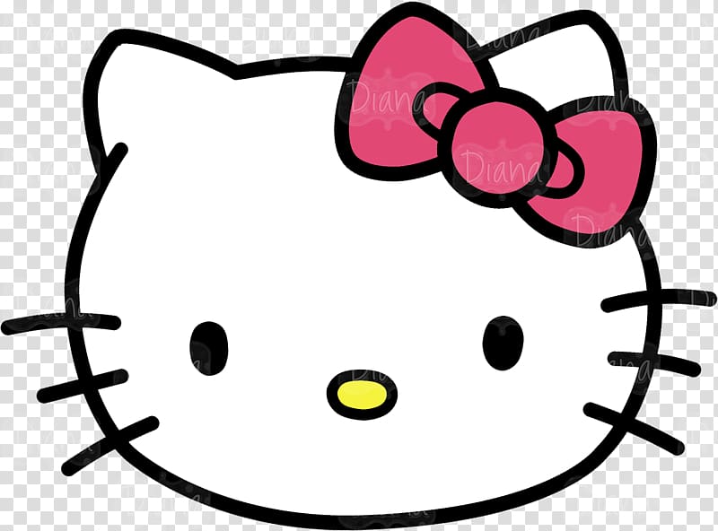 Hello Kitty Kitten Cat , Kitty Head transparent background PNG clipart