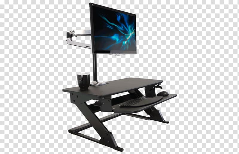 Standing desk Sit-stand desk iMovR, others transparent background PNG clipart