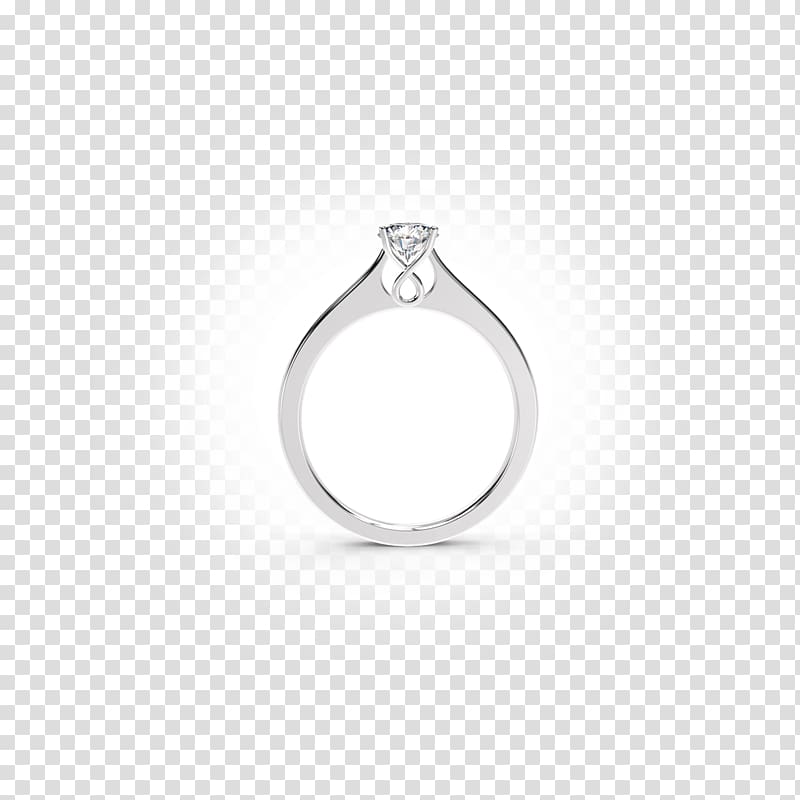 Silver Body Jewellery, solitaire ring transparent background PNG clipart