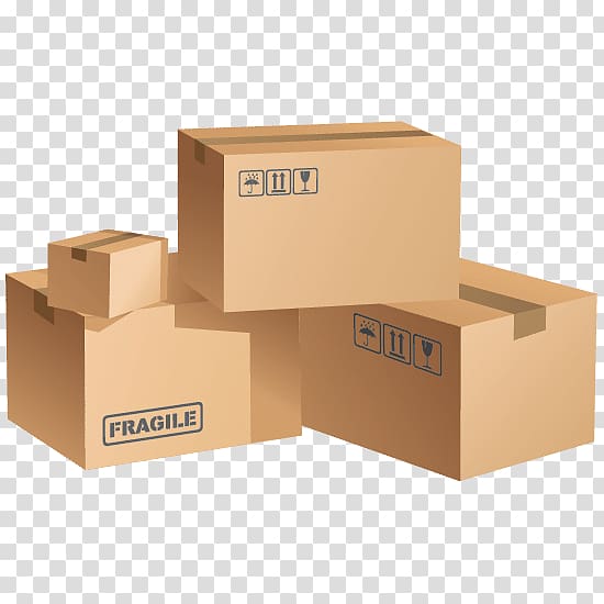 Mover Paper Cardboard box Corrugated fiberboard, box transparent background PNG clipart