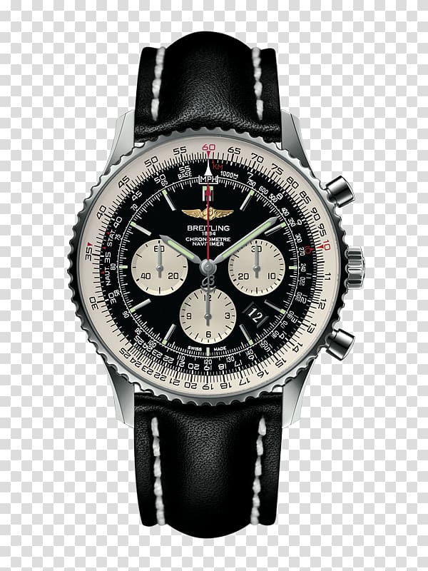 Breitling SA Breitling Navitimer 01 Watch Chronograph, watch transparent background PNG clipart