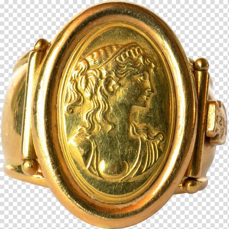 Etruscan civilization Gold Amphora Etruscan language Ring, gold transparent background PNG clipart