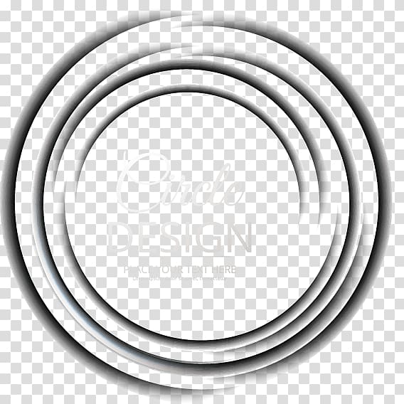 Brand White Circle Font, painted ring transparent background PNG clipart