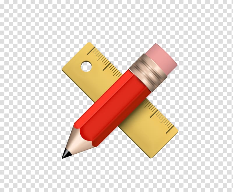 Technical drawing tool Icon, Pen and ruler transparent background PNG clipart