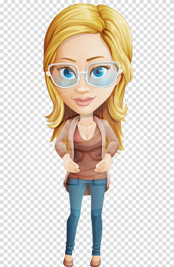 Cartoon Character Woman Female, thin girl comparison transparent background PNG clipart