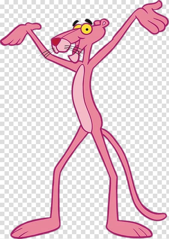 Pink Panther , Pink Panther Hurray transparent background PNG clipart