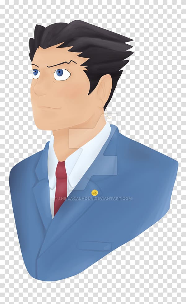 Character Animated cartoon, ace attorney justice for all transparent background PNG clipart