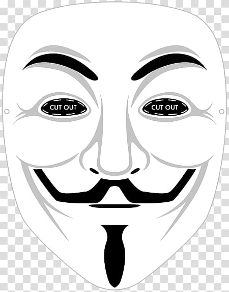 Gunpowder Plot Guy Fawkes mask Guy Fawkes Night V, mask transparent background PNG clipart