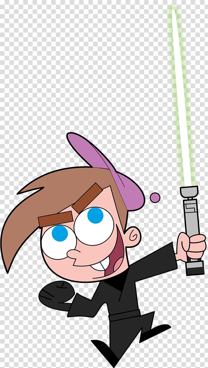 Timmy Turner Star Wars Day Jedi Art, may fourth youth day transparent background PNG clipart