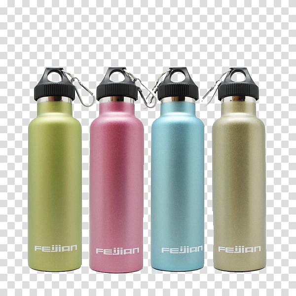 Water bottle Vacuum flask Stainless steel Mug, Thermos child transparent background PNG clipart