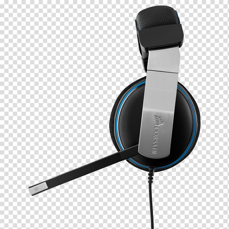 Headphones Corsair Headset Vengeance 1500 Dolby 7.1 USB Gaming Headset Audio Dolby Headphone, headphones transparent background PNG clipart