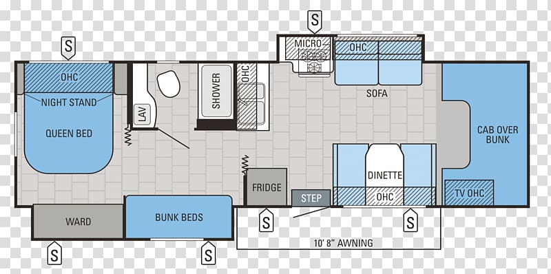 Floor plan Jayco, Inc. Campervans Vehicle Caravan, tow people transparent background PNG clipart