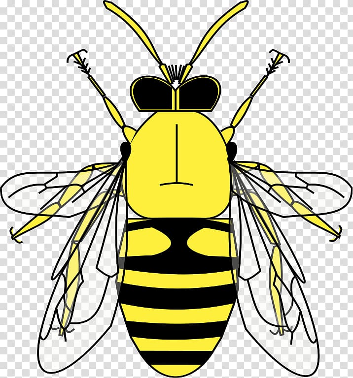 Honey bee Heraldry Pollen , bee transparent background PNG clipart