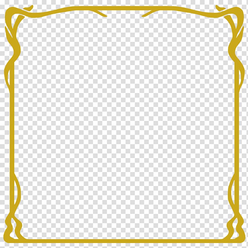 brown border illustration, Borders and Frames Art Nouveau Frames Art Deco, text box frame transparent background PNG clipart