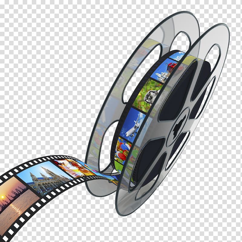 Video production Film Clapperboard, film reel transparent background PNG clipart