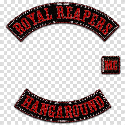 Embroidered patch Motorcycle club Rocker Biker Kutte, Biker patch transparent background PNG clipart