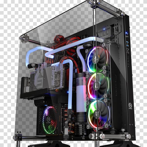 Computer Cases & Housings Core P5 ATX Wall-Mount Chassis CA-1E7-00M1WN-00 Thermaltake Commander MS-I, P5 transparent background PNG clipart