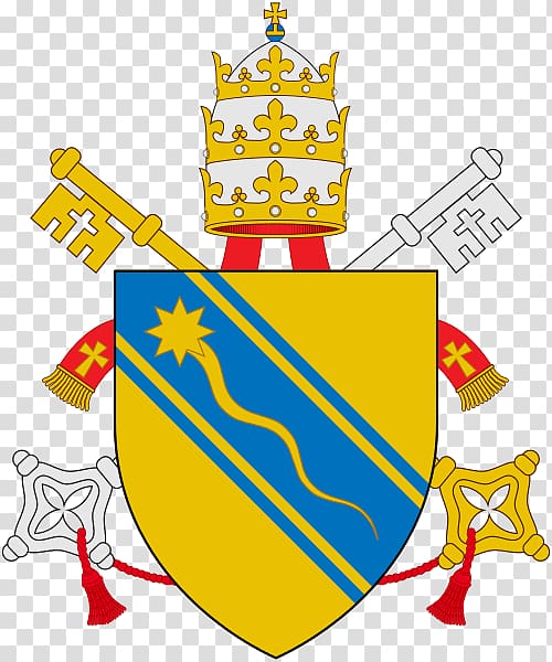 Papal coats of arms Escutcheon Pope Wikipedia Bishop, Pope Pius Vii transparent background PNG clipart