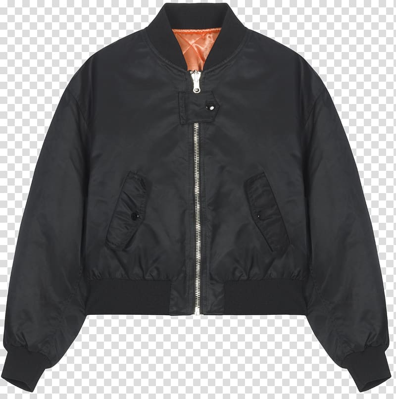 Flight jacket MA-1 bomber jacket Leather jacket Trench coat, jacket transparent background PNG clipart