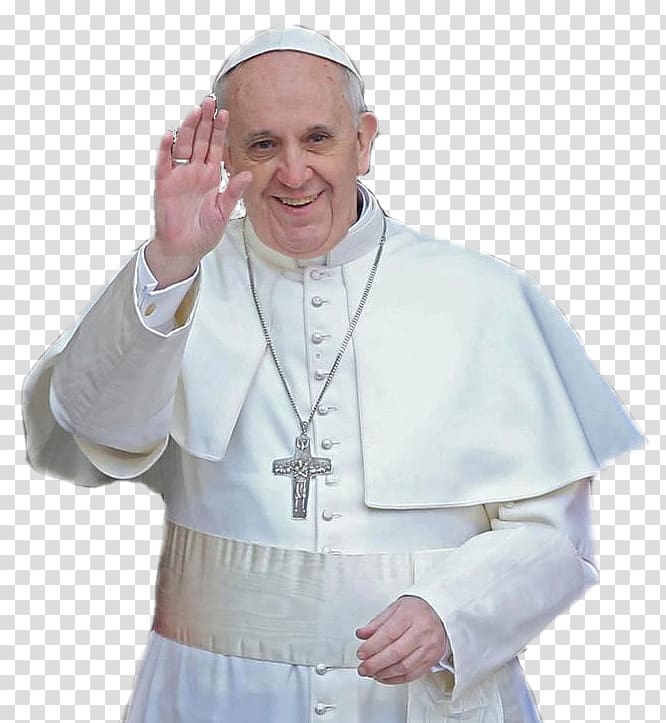 Pope Francis Vatican City Lumen fidei Catholicism, Pope Francis transparent background PNG clipart