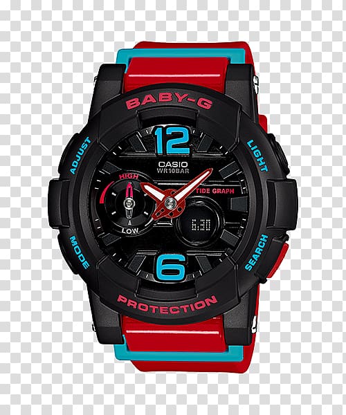 Shock-resistant watch G-Shock Casio Water Resistant mark, watch transparent background PNG clipart