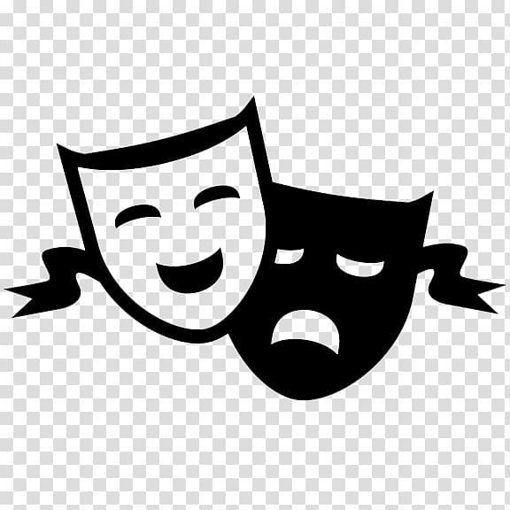 Musical theatre Mask Drama Play, mask transparent background PNG clipart