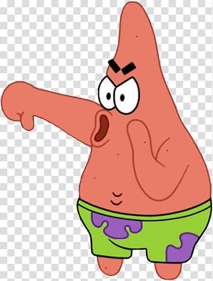 Patrick Star Meme Template , momos transparent background PNG clipart.